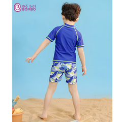 Đồ bơi bé trai họa tiết cá mập SHARK siêu ngầu cho bé từ 1-8 tuổi