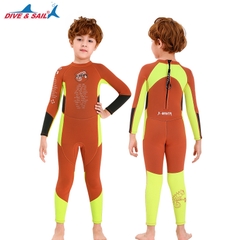 Đồ bơi giữ nhiệt bé trai Dive and Sail size 12-30kg Cao su dày 2.5mm giữ ấm ngăn tia UV