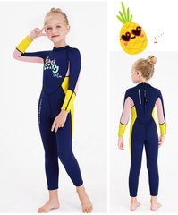 Đồ bơi giữ nhiệt bé gái Dive and Sail size 12-30kg cao su 2.5mm ngăn tia UV giữ ấm