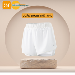 Quần Thể Thao Nữ 361° – Lớp lót co giãn thoải mái, gọn dáng, có túi trong tiện lợi