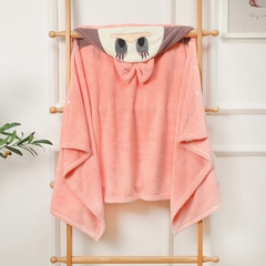 Khăn choàng tắm đi biển, đi bơi chống lạnh cho bé khi lên bờ kích thước 70*140cm