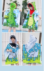 Khăn choàng tắm đi biển chống lạnh cho bé khi lên bờ kích thước 60*120cm