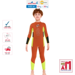 Đồ bơi giữ nhiệt bé trai Dive and Sail size 12-30kg Cao su dày 2.5mm giữ ấm ngăn tia UV