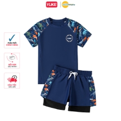 Đồ bơi trẻ em hai mảnh YUKE cho bé trai, mẫu mới 2026, dành cho trẻ lớn và thanh thiếu niên, đồ bơi nhanh khô YY2020