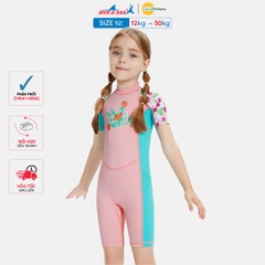Đồ bơi bé gái Dive and Sail size 12-30kg chất liệu vải chống nắng ngăn tia UV