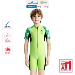 Đồ bơi giữ nhiệt bé trai Dive and Sail size 12kg - 30kg chất cao su dày 2.5mm giữ ấm ngăn tia UV