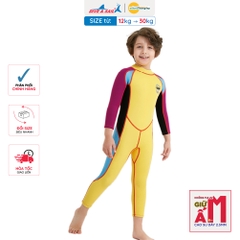 Đồ bơi giữ nhiệt bé trai Dive and Sail size 12-30kg Cao su dày 2.5mm giữ ấm ngăn tia UV