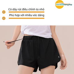 Quần Thể Thao Nữ 361° – Lớp lót co giãn thoải mái, gọn dáng, có túi trong tiện lợi