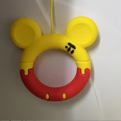 Dây đeo điện thoại| Dây gắn điện thoại có móc tròn chất liệu silicon họa tiết hoạt hình dễ thương