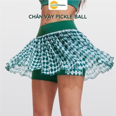 Váy pickleball nữ kiểu chữ A ngắn, trang phục thể thao vải lưới ôm sát thoải mái