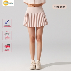 Váy thể thao xếp li YQ365 kín đáo chống lộ hông quần đùi bên trong
