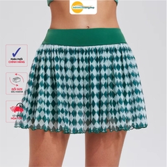 Váy pickleball nữ kiểu chữ A ngắn, trang phục thể thao vải lưới ôm sát thoải mái