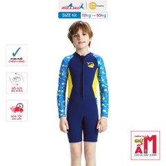 Đồ bơi giữ nhiệt bé trai Dive and Sail tay dài quần ngắn M155735