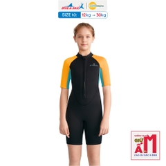 Đồ bơi giữ nhiệt bé gái Dive and Sail size 27kg - 55kg chất liệu cao su dày 2.5mm giữ ấm rât tốt