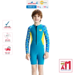 Đồ bơi giữ nhiệt bé trai Dive and Sail tay dài quần ngắn M155735