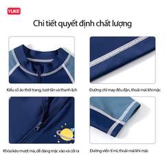 Đồ bơi bé trai liền thân, tay ngắn quần ngắn vải co giãn size cho bé từ 12kg đến 30kg