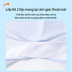 Đồ bơi bé trai tay ngắn quần ngắn liền thân, họa tiết khủng long cho bé size từ 12-34kg