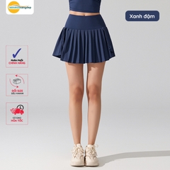 Váy thể thao xếp li YQ365 kín đáo chống lộ hông quần đùi bên trong