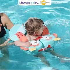 Phao bơi cho bé Mambo Baby 3 tháng – 6 tuổi | Kiểu nách vỏ PU chống thấm, gấp gọn dễ mang theo
