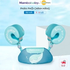 Phao tay ngực tập bơi MamboBaby cho bé từ 3-6 tuổi phao có tháo rời gấp gọn độ nổi an toàn
