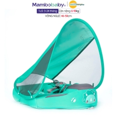 Phao bơi MamboBaby Có mái che cho bé từ 6 đến 18kg độ tuổi 3 đến 24 tháng