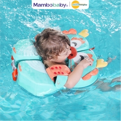 Phao bơi cho bé Mambo Baby 3 tháng – 6 tuổi | Kiểu nách vỏ PU chống thấm, gấp gọn dễ mang theo