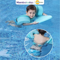 Phao tay ngực tập bơi MamboBaby cho bé từ 3-6 tuổi phao có tháo rời gấp gọn độ nổi an toàn