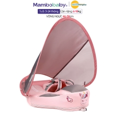 Phao bơi MamboBaby Có mái che cho bé từ 6 đến 18kg độ tuổi 3 đến 24 tháng
