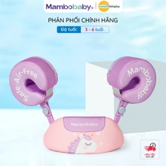 Phao tay ngực tập bơi MamboBaby cho bé từ 3-6 tuổi phao có tháo rời gấp gọn độ nổi an toàn