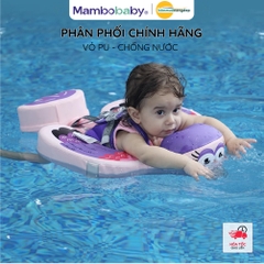 Phao bơi cho bé Mambo Baby 3–24 tháng chống lật an toàn xốp Pearl Foam vỏ PU chống thấm