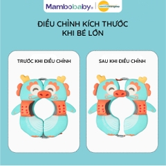Phao bơi cho bé Mambo Baby 3 tháng – 6 tuổi | Kiểu nách vỏ PU chống thấm, gấp gọn dễ mang theo