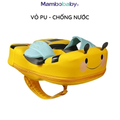Phao nách Mambobaby cho bé từ 8 tháng đến 8 tuổi hình ong vàng xốp Pearl Foam siêu bền