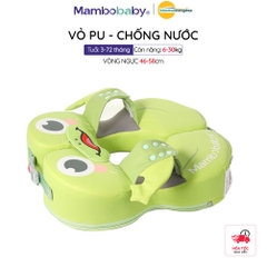 Phao bơi cho bé Mambo Baby 3 tháng – 6 tuổi | Kiểu nách vỏ PU chống thấm, gấp gọn dễ mang theo