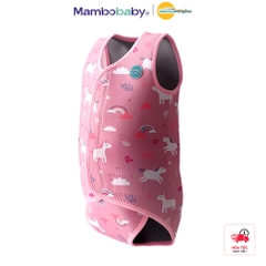 Áo bơi giữ nhiệt Mambobaby cho bé từ sơ sinh chất liệu cao su dày 3mm an toàn giữ ấm cho bé