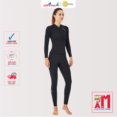 Đồ bơi giữ nhiệt người lớn DIVE AND SAIL cho Nữ chất liệu cao su dày 2mm giữ ấm
