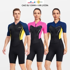 Đồ bơi giữ nhiệt người lớn Dive and Sail cho nam nữ cao su dày 1.5mm thể thao bơi lặn chuyên nghiệp