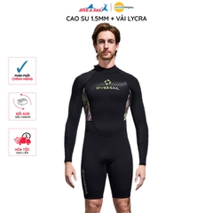 Đồ Bơi Giữ Nhiệt người lớn DIVE and SAIL cho cả Nam và Nữ chất liệu cao su dày 1.5mm giữ ấm