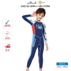Đồ Bơi Giữ Nhiệt bé trai Dive and Sail size 12-30kg Cao su dày 2mm giữ ấm