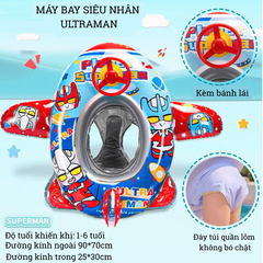 Phao bơi xỏ chân cho bé có bánh lái