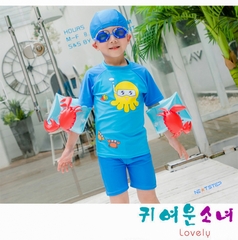 Đồ bơi bé trai họa tiết khủng long mới