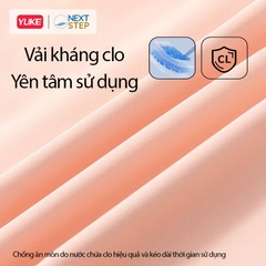 Đồ bơi bé gái tay dài quần dài chống nắng, chân váy liền size cho bé từ 17-42kg hiệu YUKE.