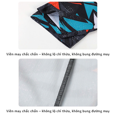 Bộ đồ bơi bé trai BIG SIZE tay dài quần ngắn kèm mũ Size từ 34-73kg