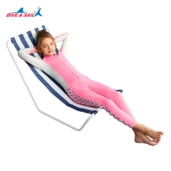 Đồ bơi giữ nhiệt bé gái Dive and Sail size 12-30kg chất liệu cao su dày 2.5mm giữ ấm ngăn tia UV