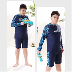 Bộ đồ bơi bé trai BIG SIZE tay dài quần ngắn Size cho bé từ 34-73kg