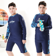 Bộ đồ bơi bé trai BIG SIZE tay dài quần ngắn Size cho bé từ 34-73kg