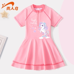 Đồ bơi bé gái liền thân chân váy 9957