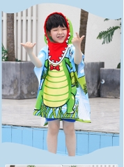 Khăn choàng tắm đi biển chống lạnh cho bé khi lên bờ kích thước 60*120cm