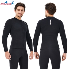 Đồ bơi giữ nhiệt người lớn DIVE AND SAIL cho Nam chất liệu cao su dày 2mm giữ ấm