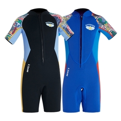Đồ bơi giữ nhiệt bé trai Dive and Sail chất cao su dày 2.5mm giữ ấm chống tia UV size 12-30kg