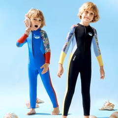 Đồ bơi giữ nhiệt bé trai DIVE AND SAIL size 12-30kg cao su dày 2.5mm giữ ấm ngăn tia UV